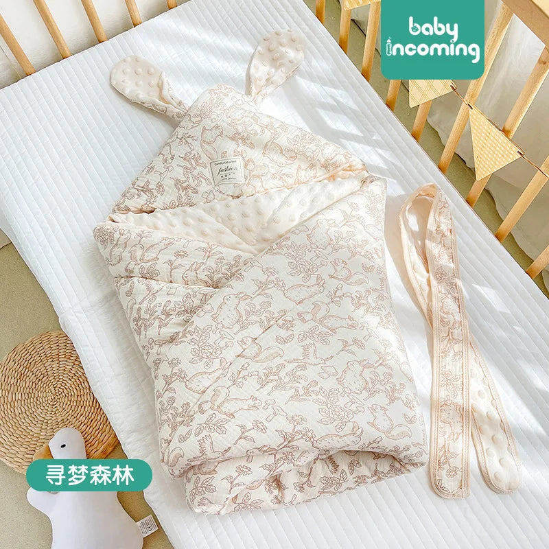 Baby Essential Katoenen Babykleed Konijnenoren