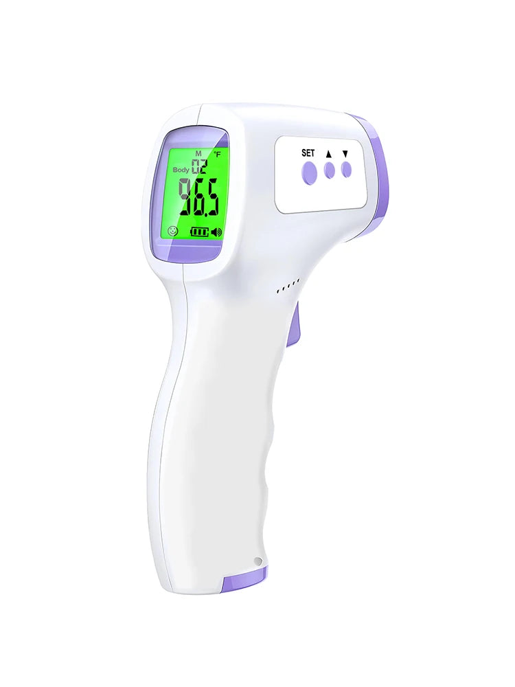 Baby Gezondheidsset – Contactloze Infrarood Thermometer + Vinger Pulse Oximeter