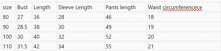 Tweedelig pak met lange mouwen