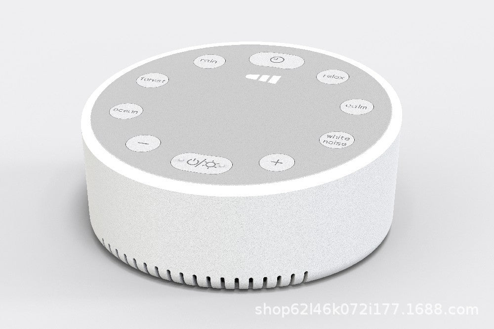 White Noise Slaaptrainer met Ademlicht & Speaker – Voor een Diepe, Rustige Slaap