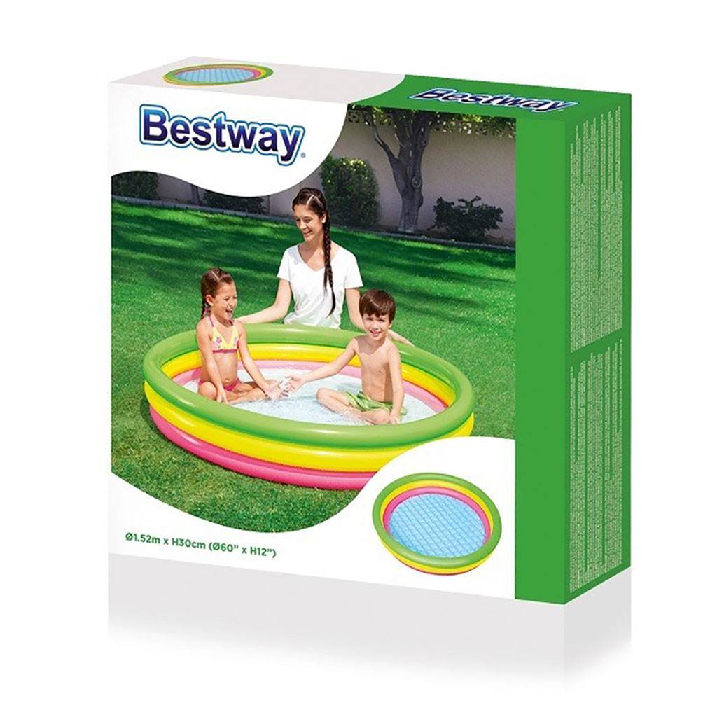 Opblaasbaar kinderzwembad Bestway 152x30 cm 3 kleuren