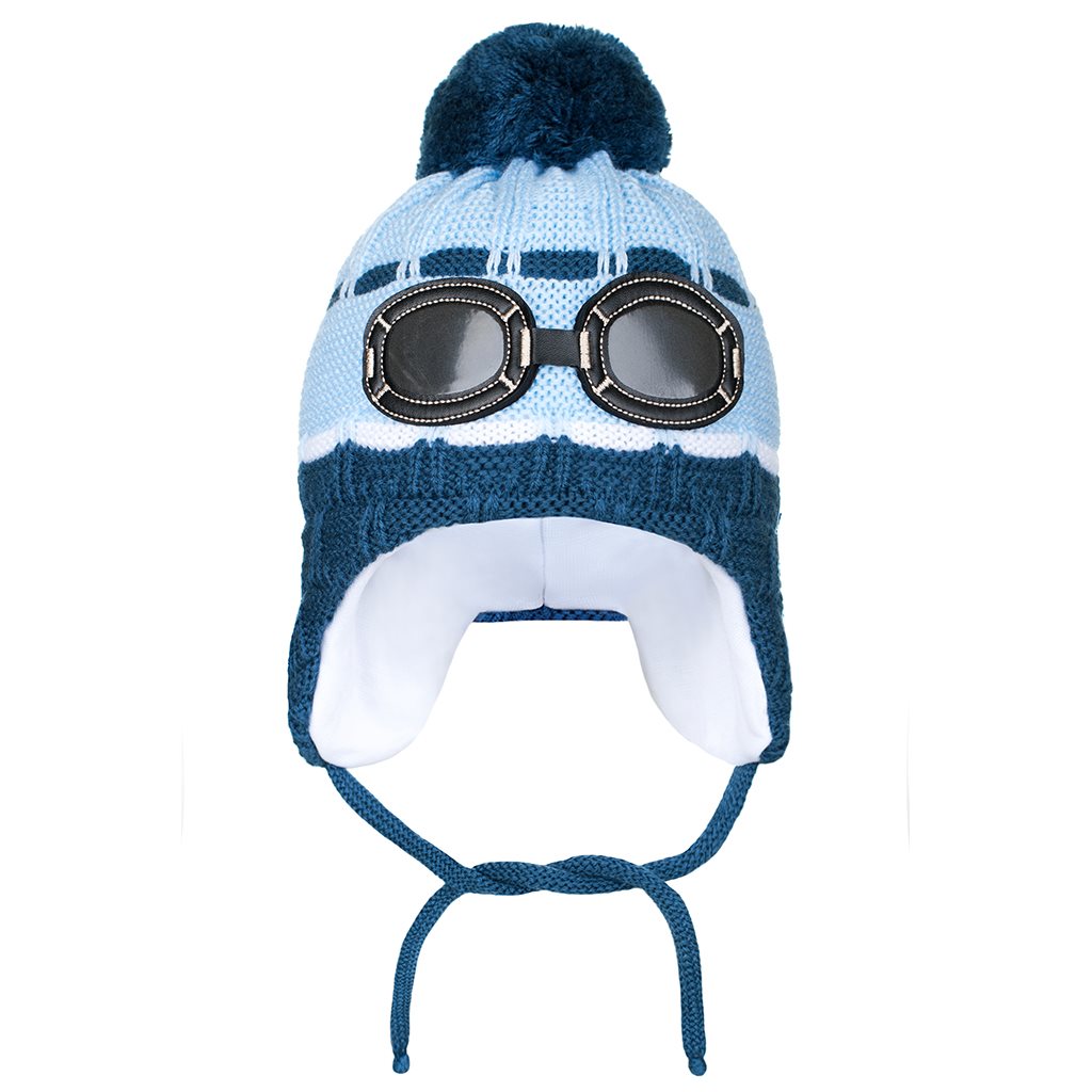 Wintermutsje New Baby zonnebril lichtblauw, maat 104 (3-4 jaar)