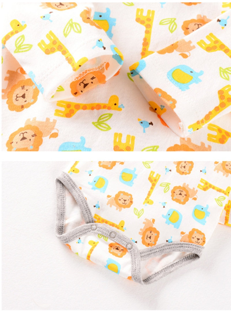 Cartoon 4-delige babykledingset