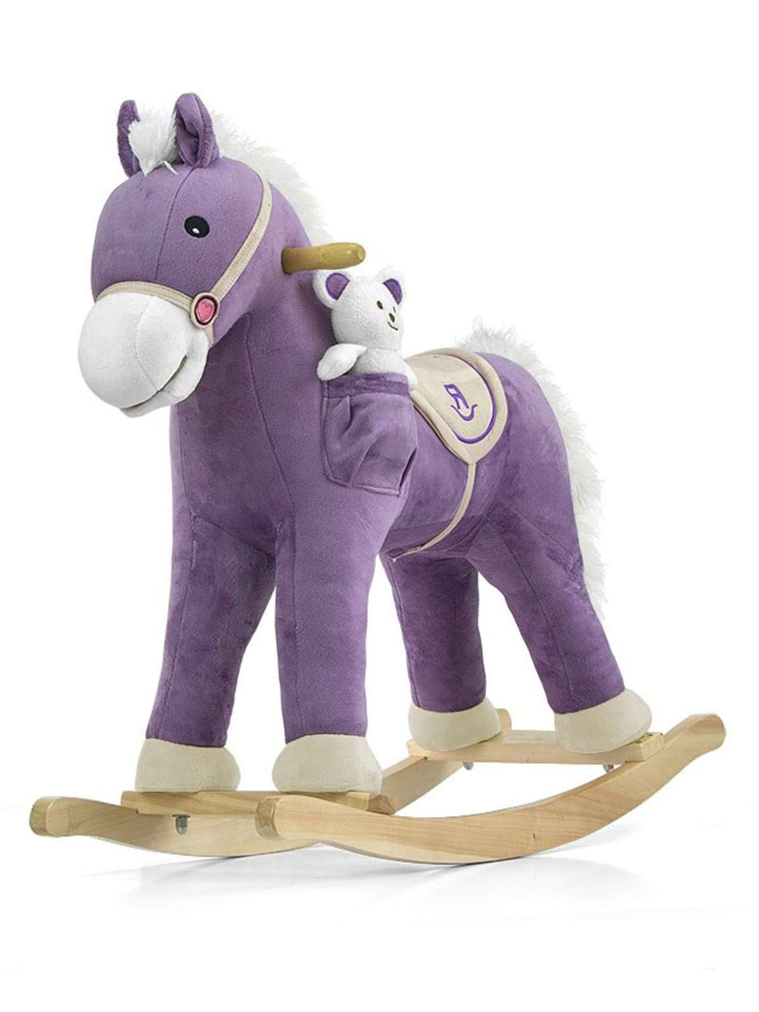 Hobbelpaard met melodie Milly Mally Pony paars