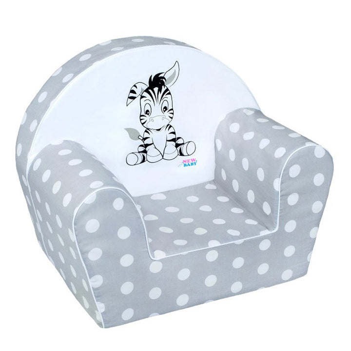 Kinderfauteuil New Baby Zebra grijs