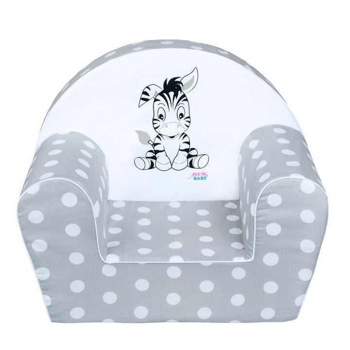 Kinderfauteuil New Baby Zebra grijs
