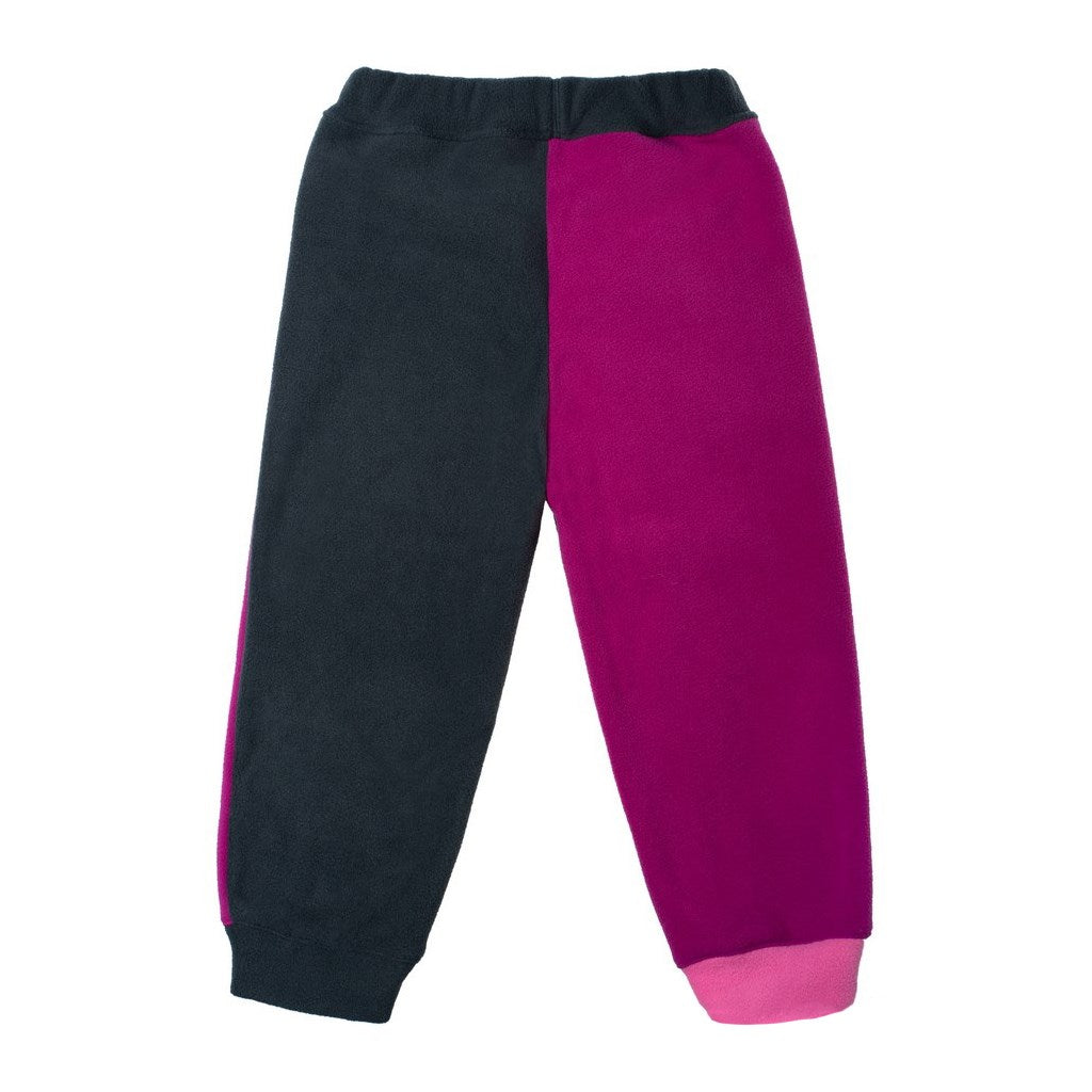 Kinderbroek VG framboos-antraciet, maat 104/110