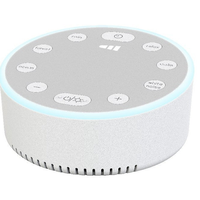 White Noise Slaaptrainer met Ademlicht & Speaker – Voor een Diepe, Rustige Slaap
