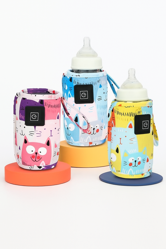 Draagbare Melkwarmer met 3 Warmtestanden – Altijd de juiste temperatuur voor je baby