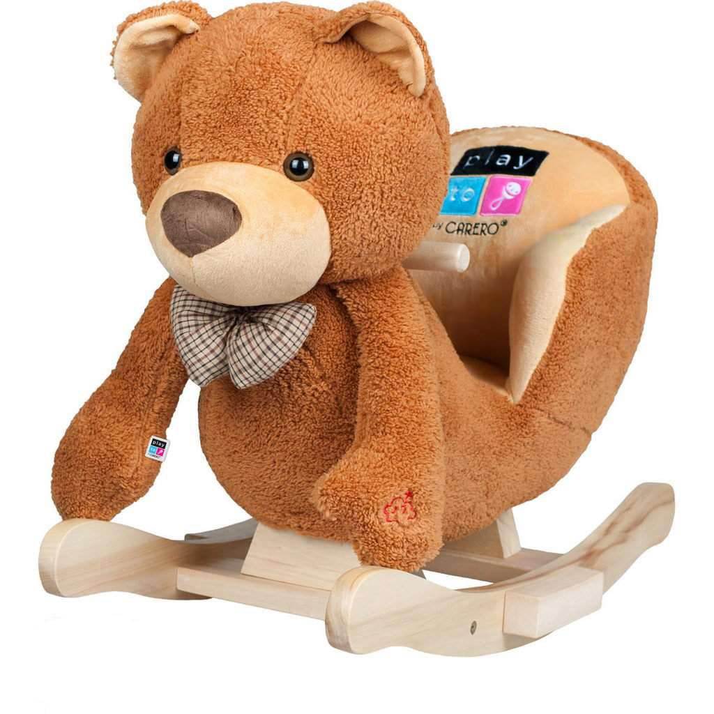 Hobbelspeeltje met geluiden PlayTo teddybeer bruin