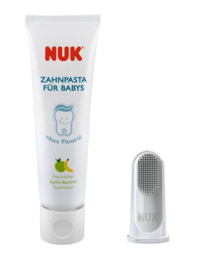 NUK babytandpasta en vingertje