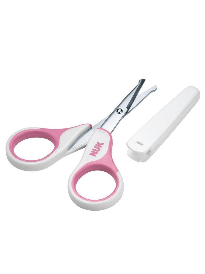 Babyveiligheidsschaartje met beschermkapje Nuk roze