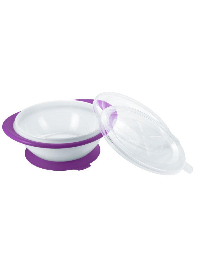 Babykom met zuignap Easy Learning NUK paars