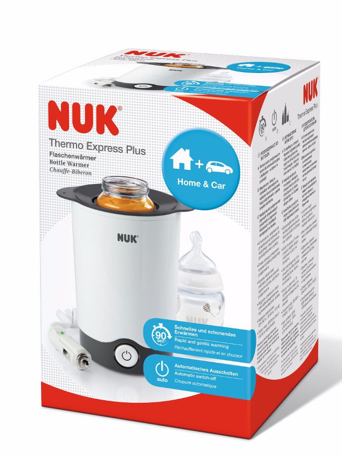 NUK Thermo Express Plus elektrische flessenwarmer – wit – afbeelding 2