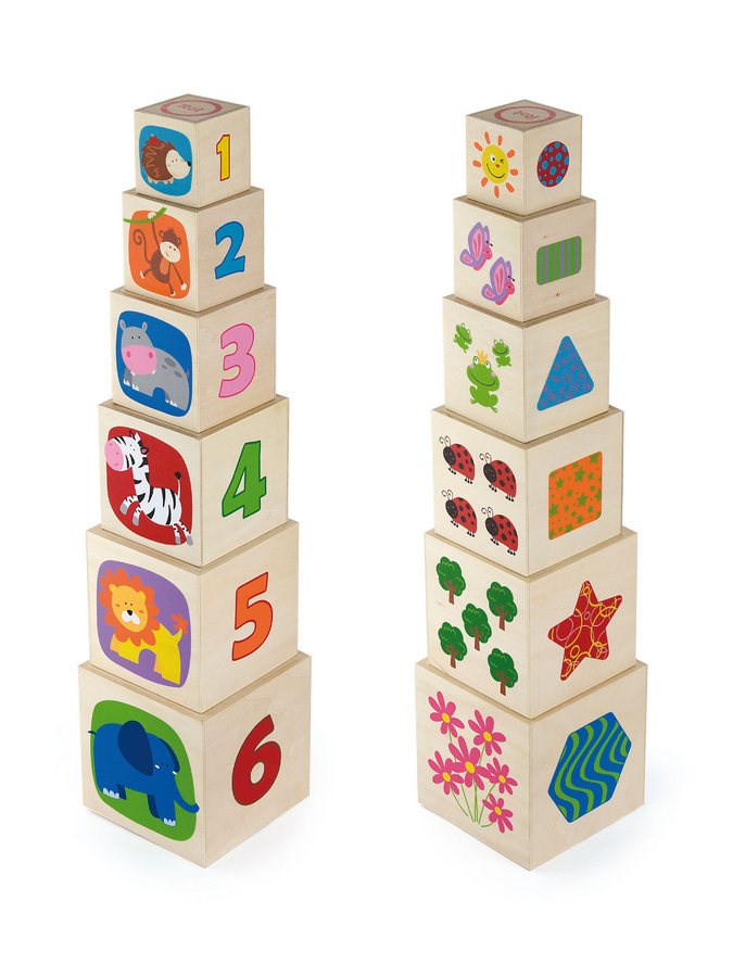 Houten piramide voor kinderen Viga