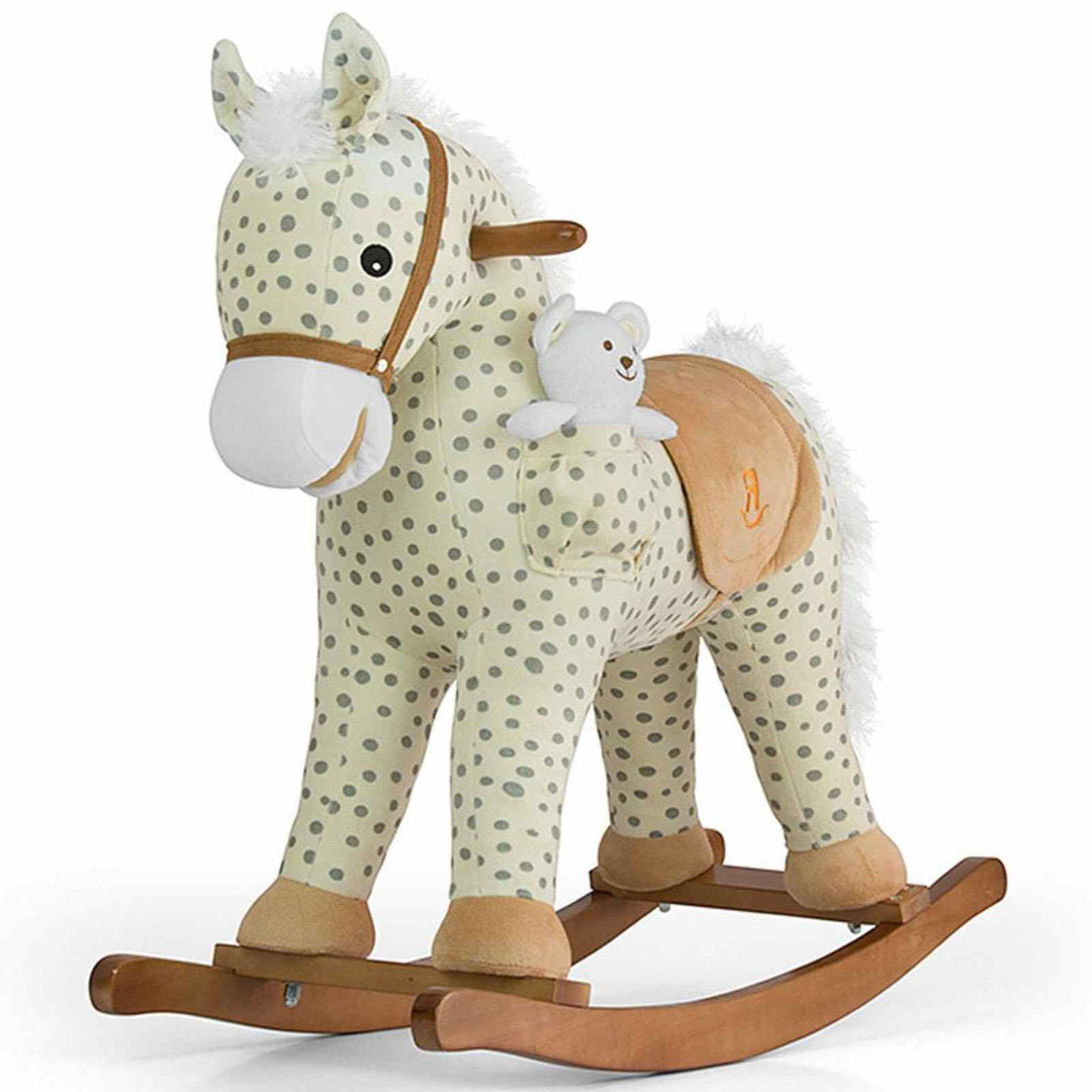 Milly Mally Pony grijze stip hobbelpaard met melodie