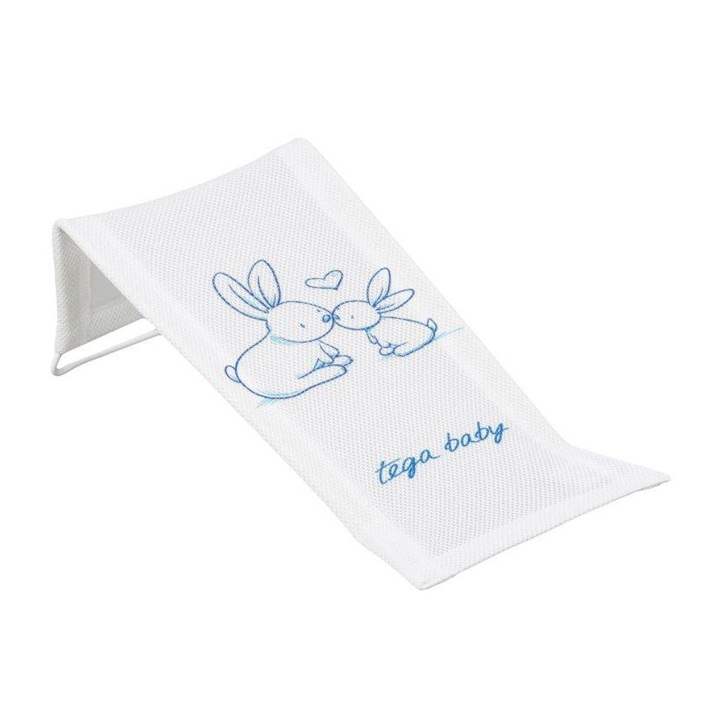 Stoffen badligstoel Rabbits wit
