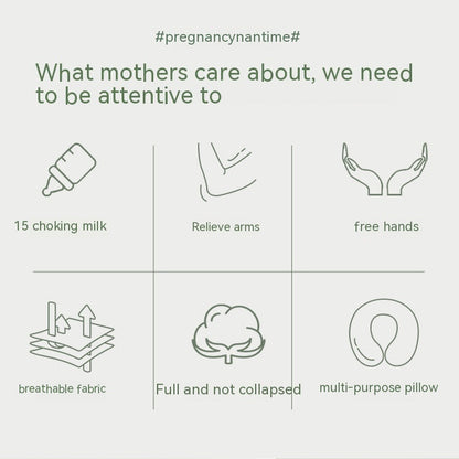 Verpleegkussen met tailleondersteuning