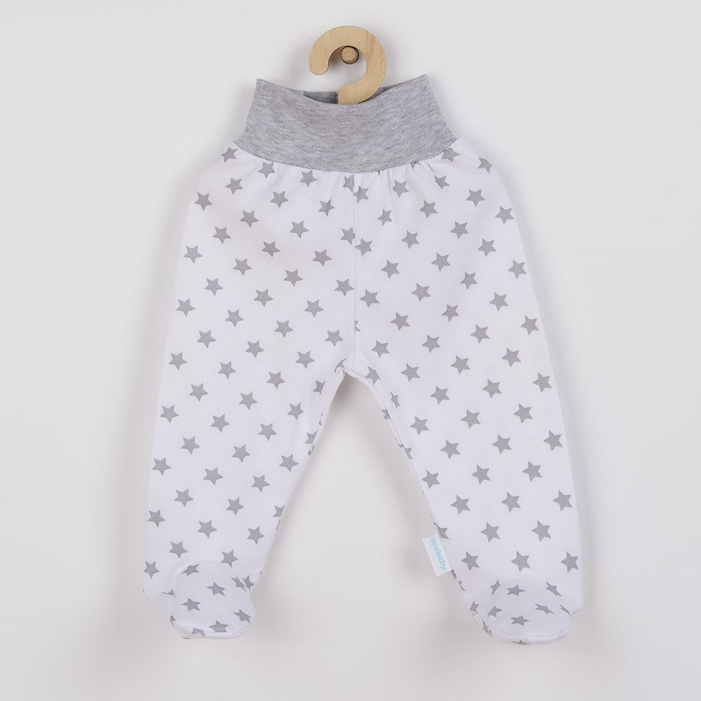 New Baby Classic II baby maillot grijs met sterren, maat 50