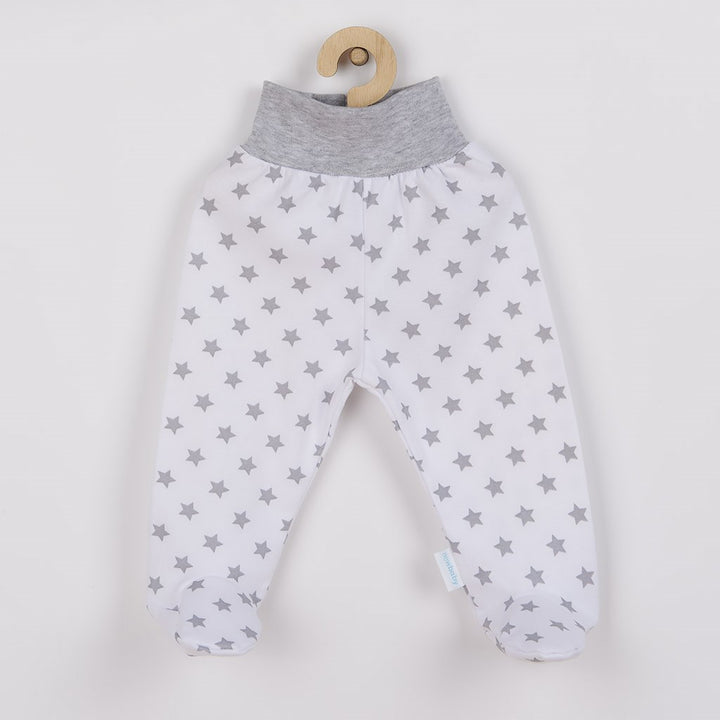 New Baby Classic II baby maillot grijs met sterren, maat 68 (4-6 mnd)