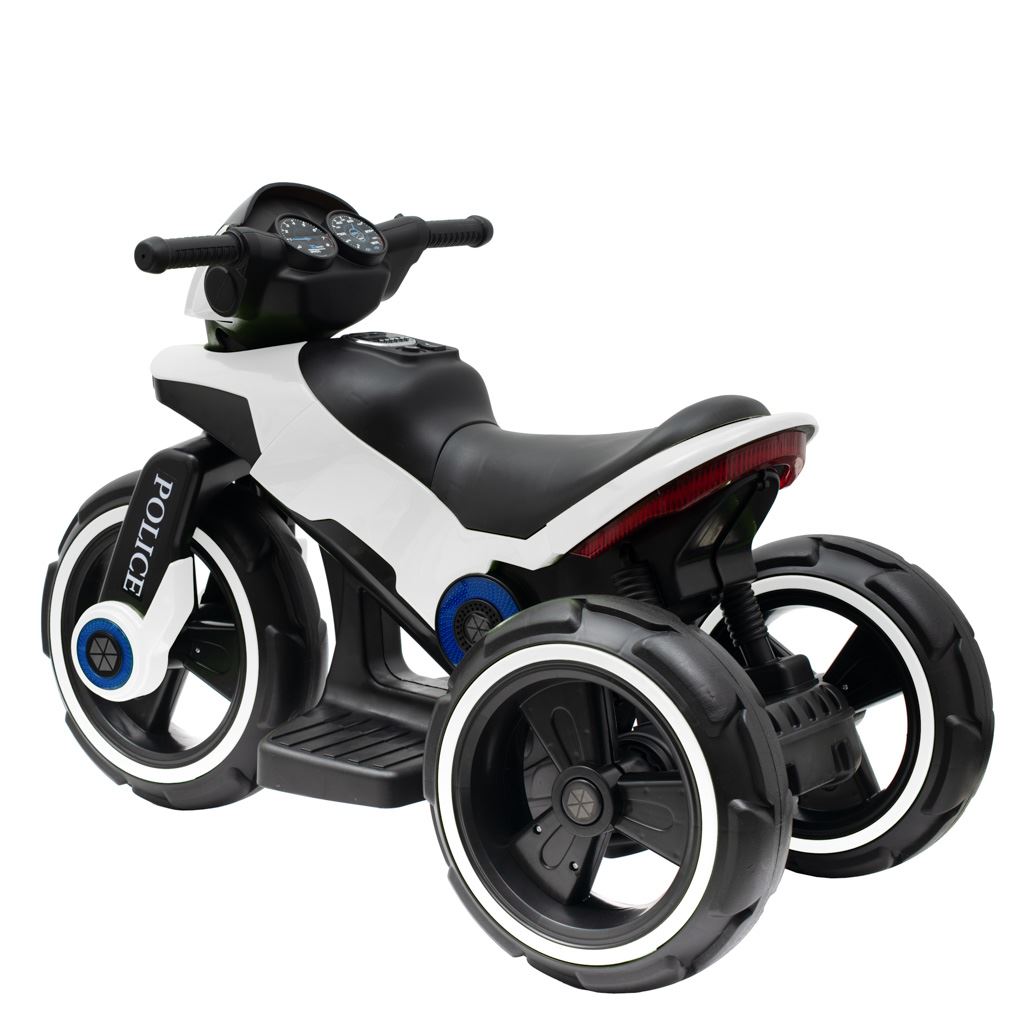 Baby Mix POLICE elektrische motor wit