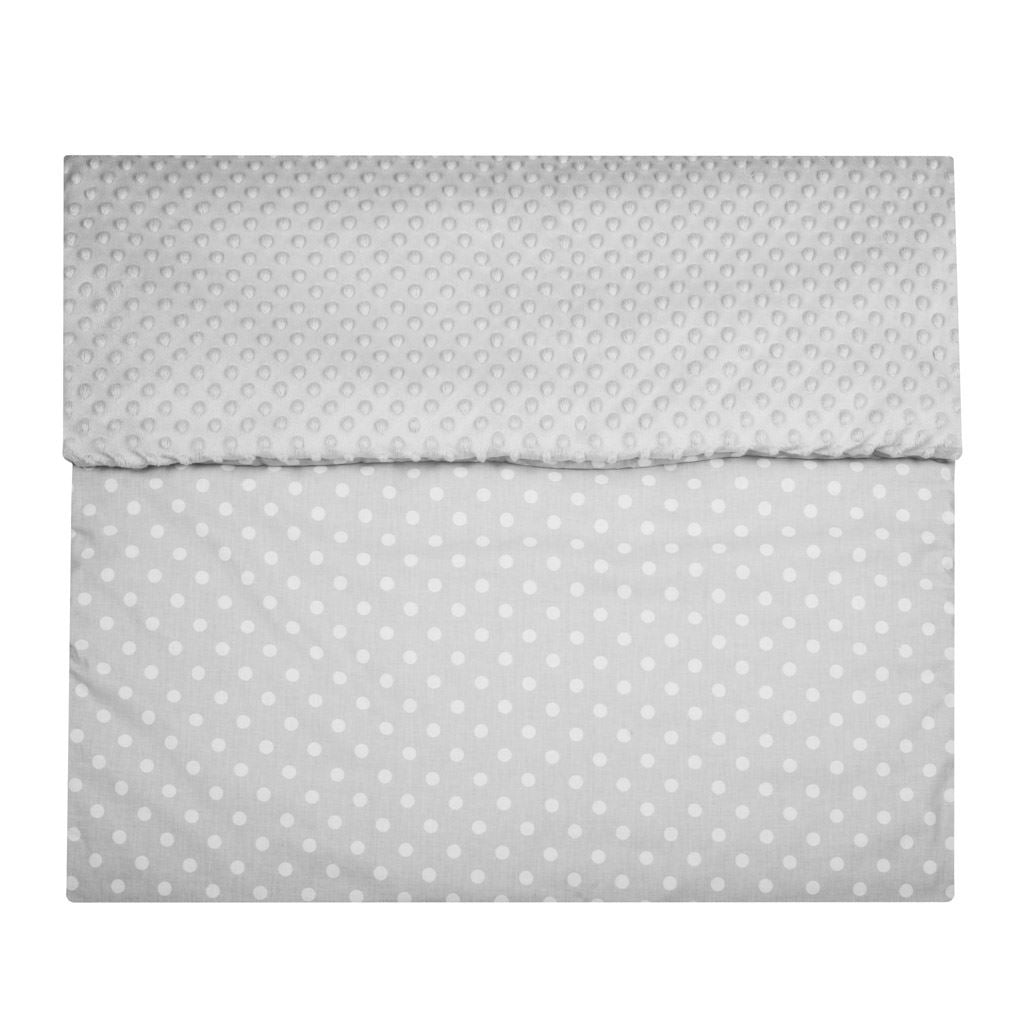 Babydeken met vulling New Baby grijs 80x102 cm