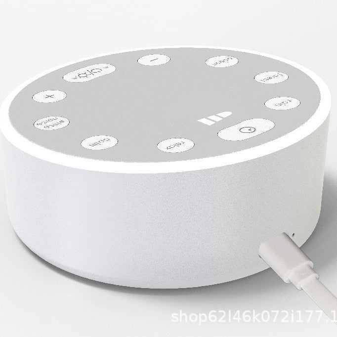 White Noise Slaaptrainer met Ademlicht & Speaker – Voor een Diepe, Rustige Slaap