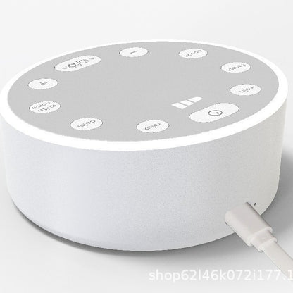 White Noise Slaaptrainer met Ademlicht & Speaker – Voor een Diepe, Rustige Slaap