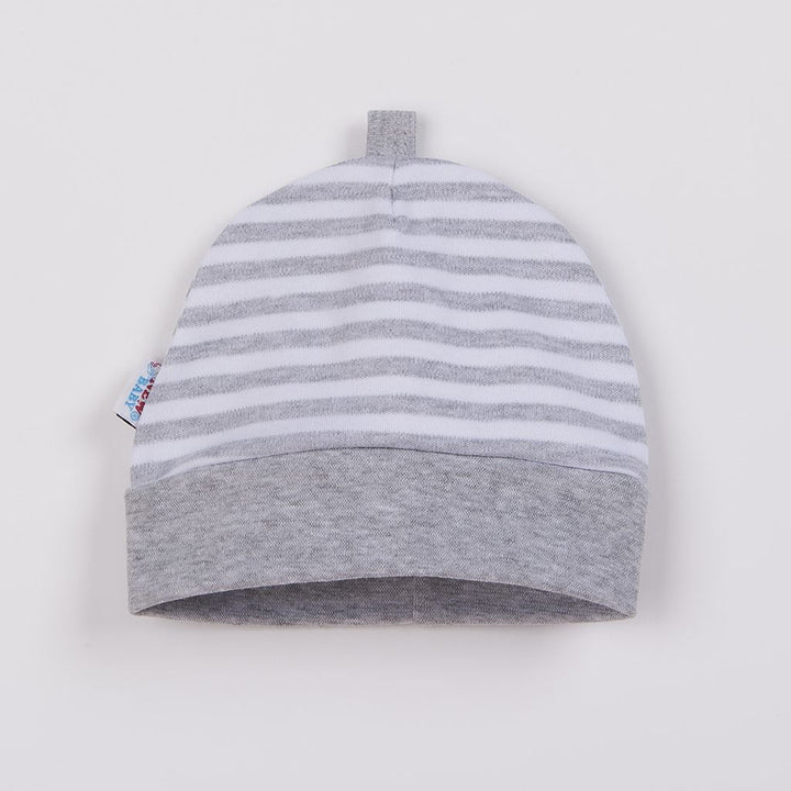 Katoenen babymutsje New Baby Zebra exclusive, maat 80 (9-12 mnd)