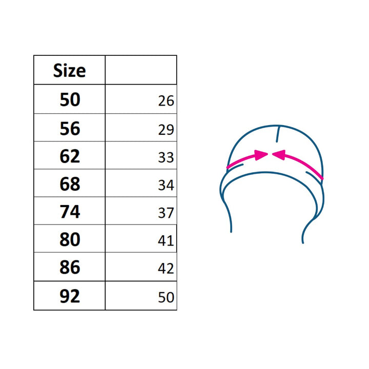 Meisjestulbandmutsje New Baby For Girls, maat 80 (9-12 mnd)