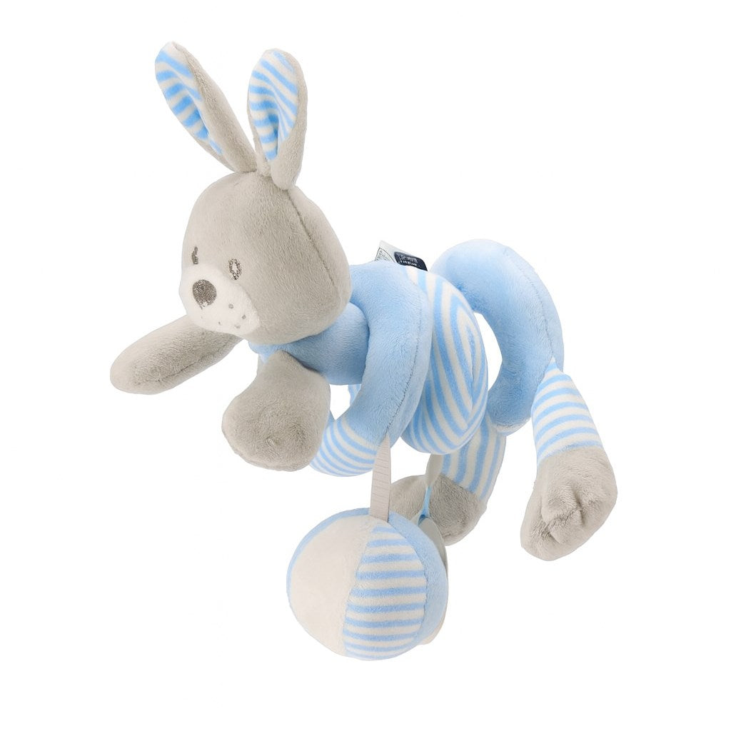 Spiraal-bedspeeltje Baby Mix konijn blauw