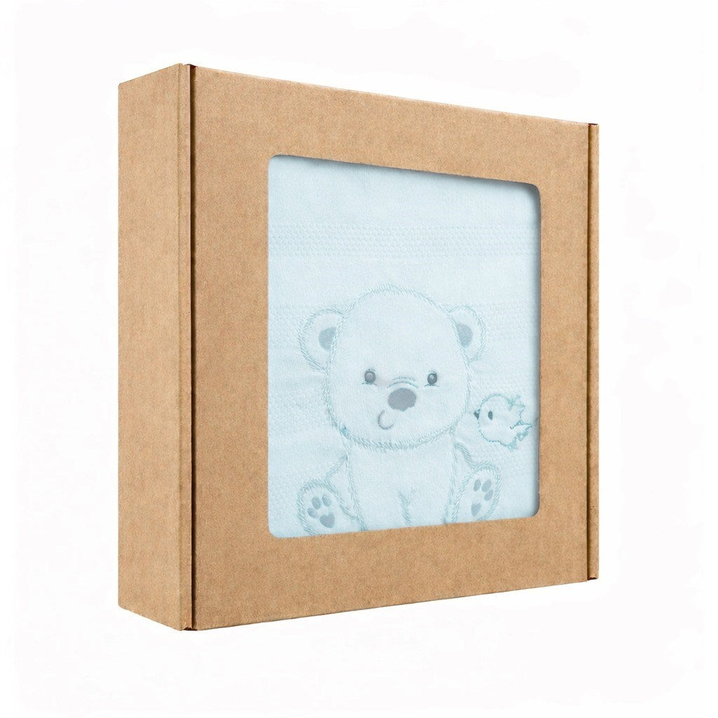 New Baby Sweet Bear kraamset blauw, maat 62 (3-6 mnd)
