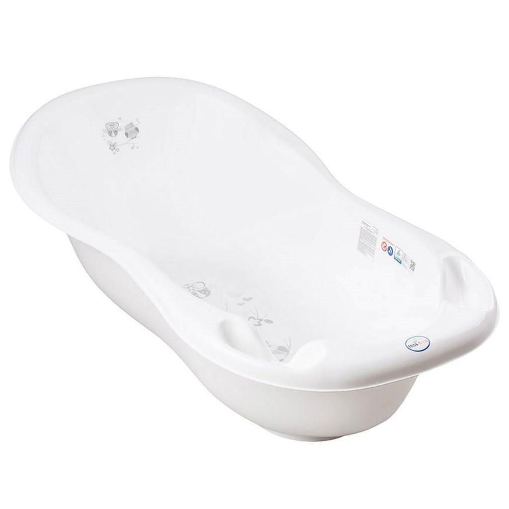 Anatomisch badje 102 cm LUX Uil wit