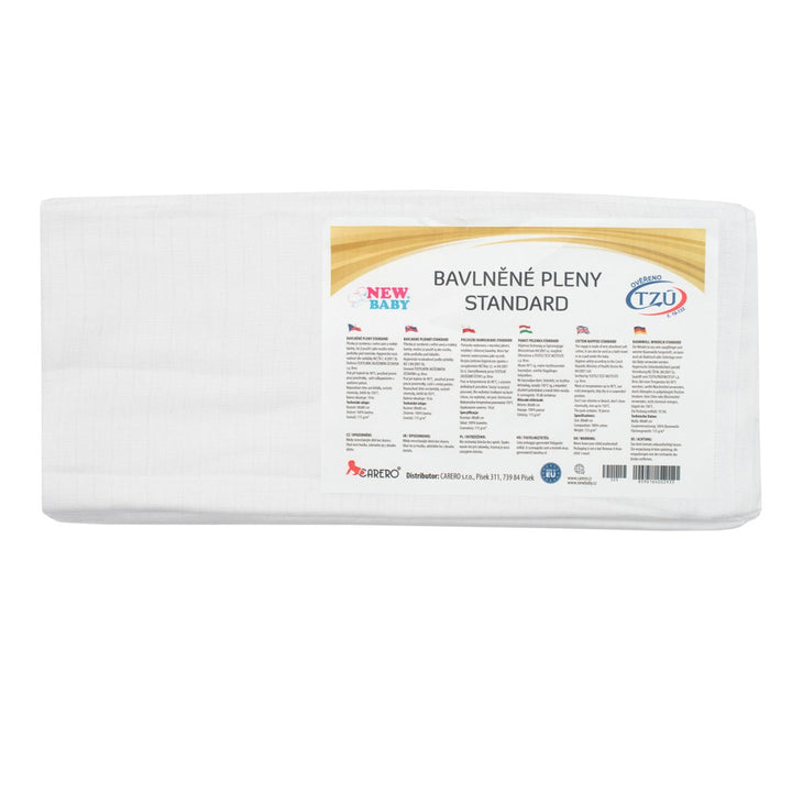 Katoenen luiers NEW BABY 80x80 cm STANDARD 10 st.