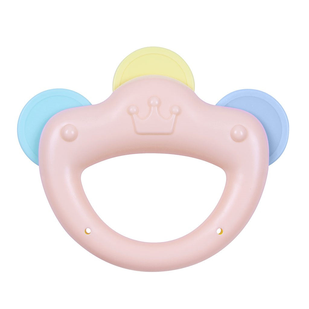 Baby Mix kroon-bijtring met rammelaar