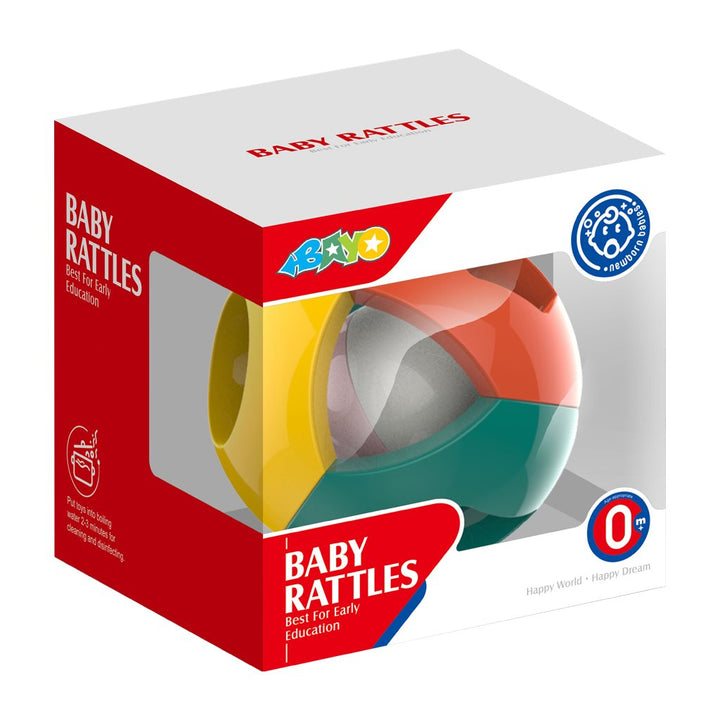 Rammelende ballon Baby Mix