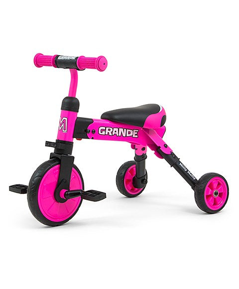 Kinderdriewieler 2-in-1 Milly Mally Grande roze