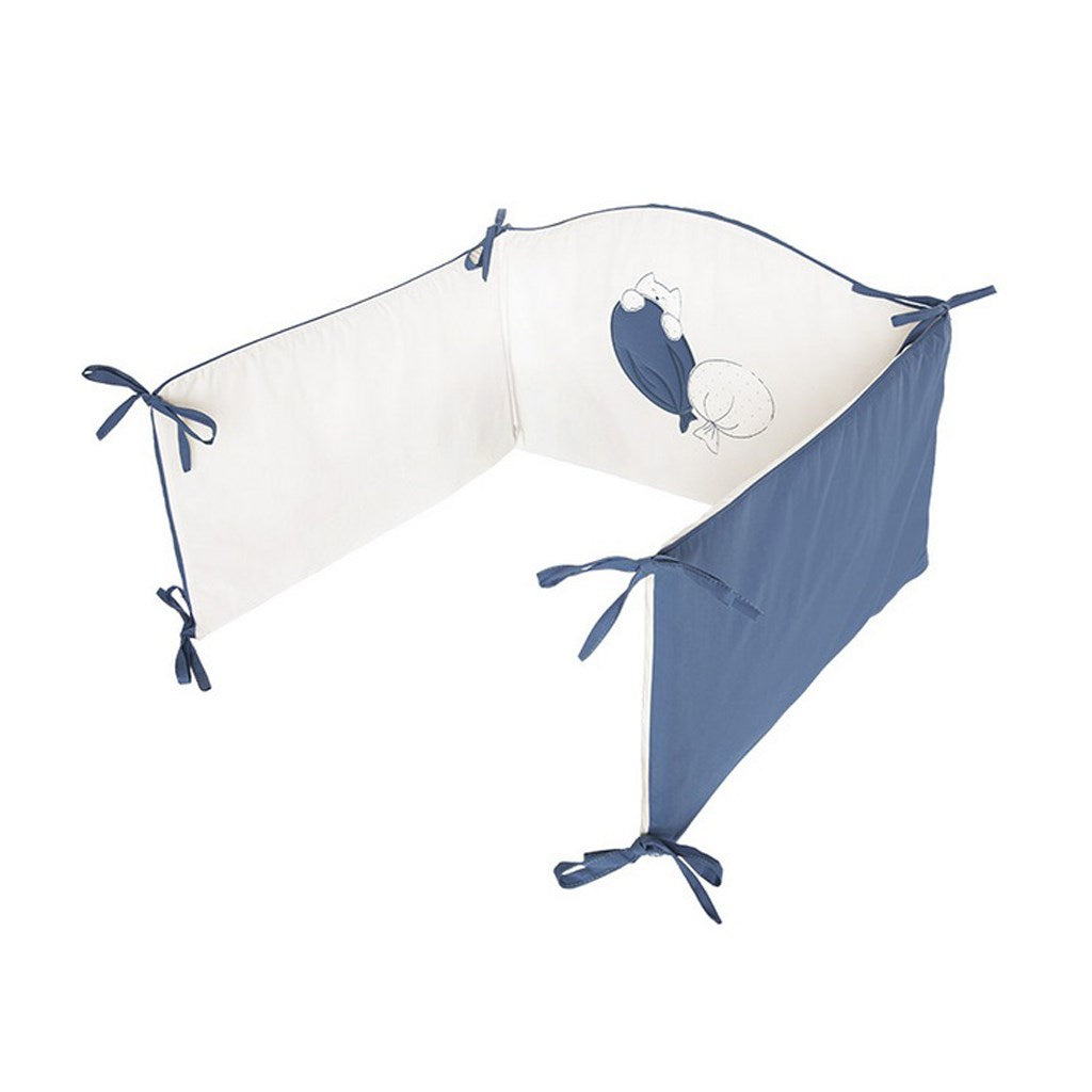 6-delig beddengoed Belisima Ballons 100/135 blauw