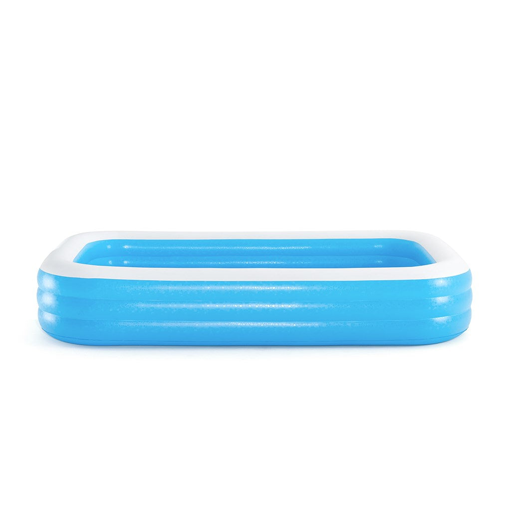 Opblaasbaar gezinszwembad Bestway 305x183x56 cm blauw