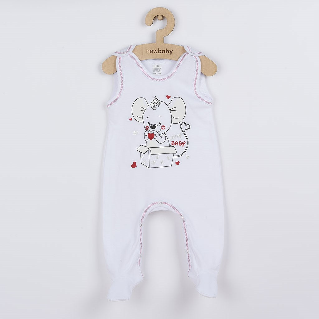 New Baby Mouse babyset wit, maat 86 (12-18 mnd)