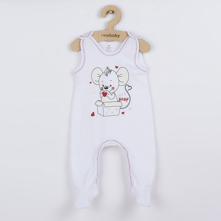 New Baby Mouse babyset wit, maat 86 (12-18 mnd)