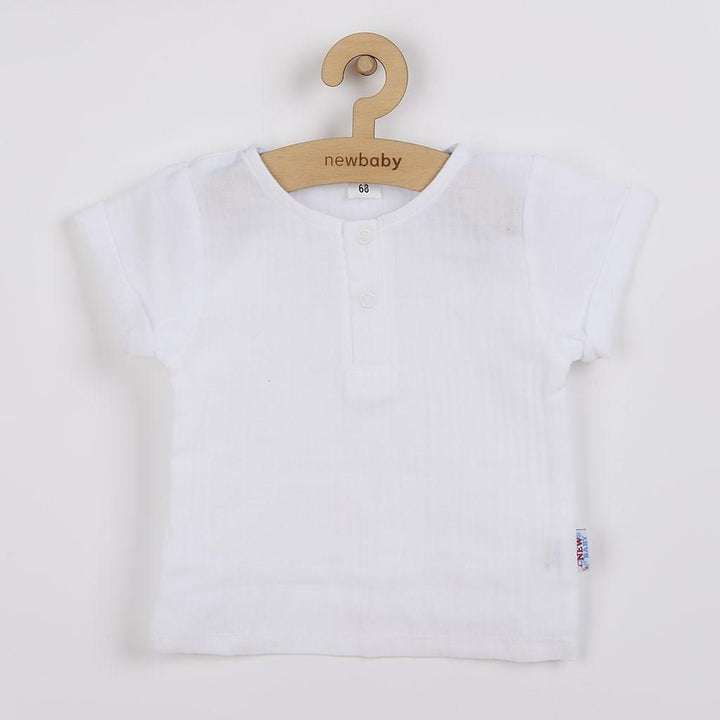 New Baby Summer Nature Collection baby muslin set donkerblauw, maat 56 (0-3 mnd)