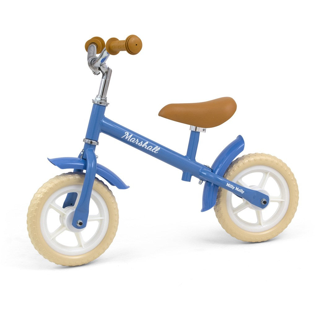 Milly Mally Marshall blauwe kinderloopfiets