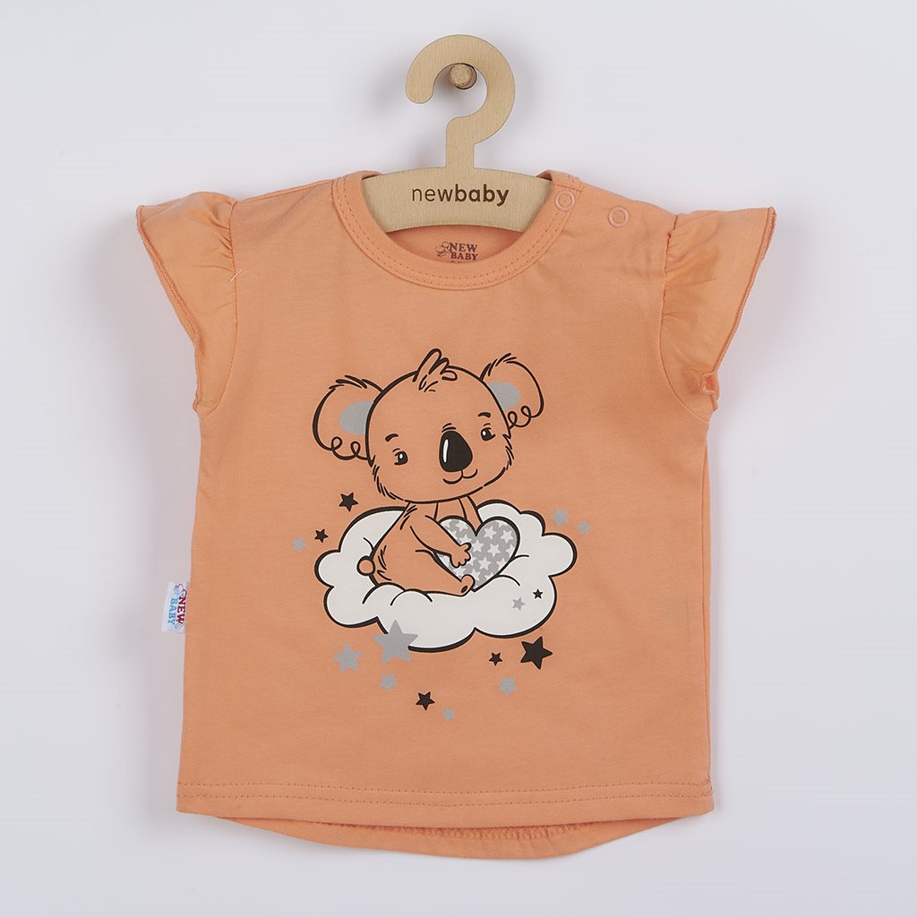 Kinderzomerpyjama New Baby Dream zalm, maat 80 (9-12 mnd)