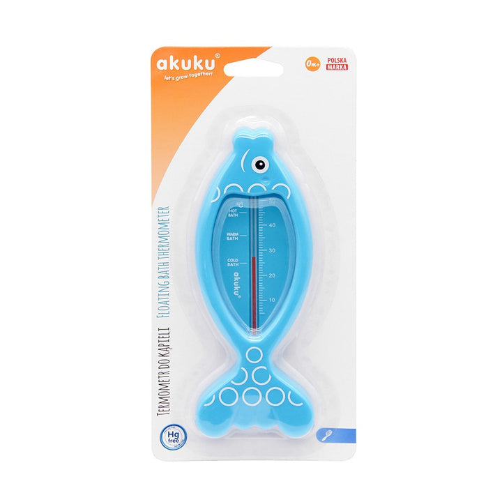 Baby badthermometer Akuku Visje blauw