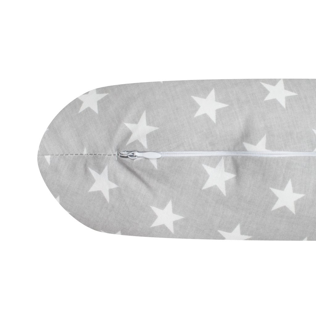 Voedingskussen New Baby grijze sterren 125 cm – detailfoto 1