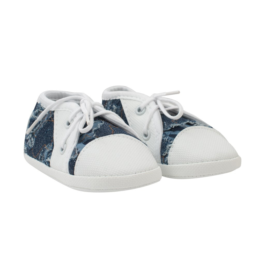 Baby sneakers New Baby blauw 0-3 mnd, maat 0-3 mnd