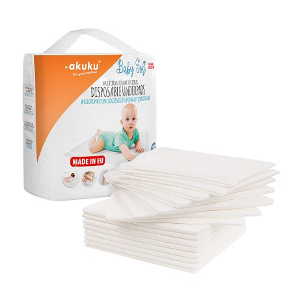 Wegwerp-onderleggers Akuku Baby Soft 40x60 cm 15 st.