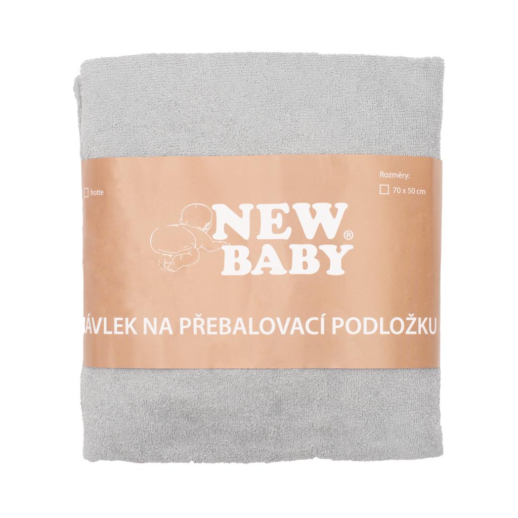 Hoes voor aankleedkussen New Baby 50x70 grijs