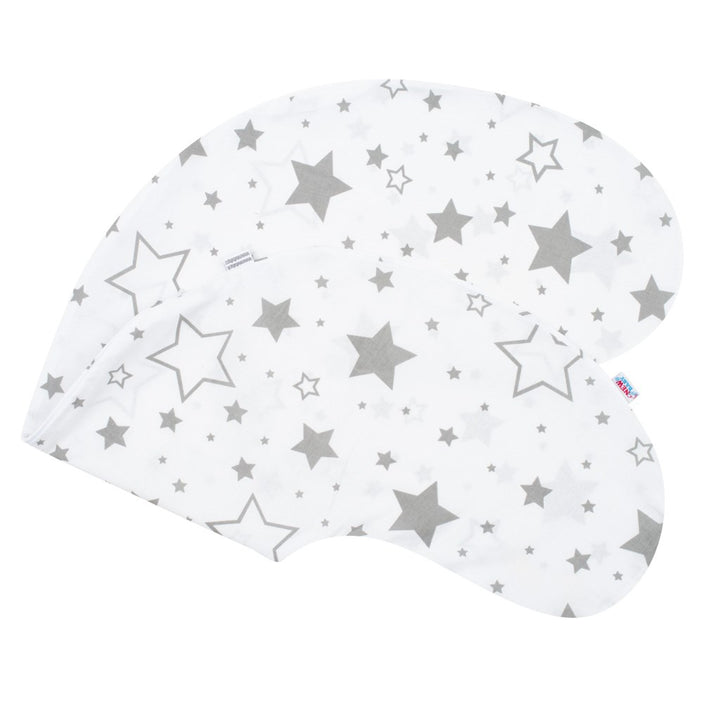 Voedingskussenhoes New Baby Stars grijs